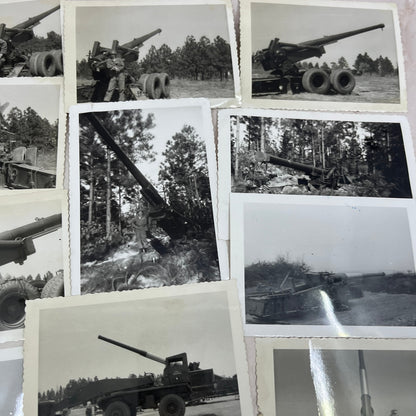 Lot of 14 Original 280mm Artillery Photos Postwar Germany c1954 Army TG7-AP1