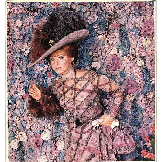 1969 Barbra Streisand Hello Dolly Vintage Art Print 8x8.5 V10