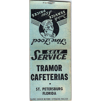 Tramor Cafeterias St. Petersburg FL Vintage Matchbook Cover SC7-Y8