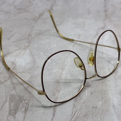 Vintage Logo Paris Gold Tone Wire Frame 140 Sunglasses Eyeglasses Frame TG7-G2-9