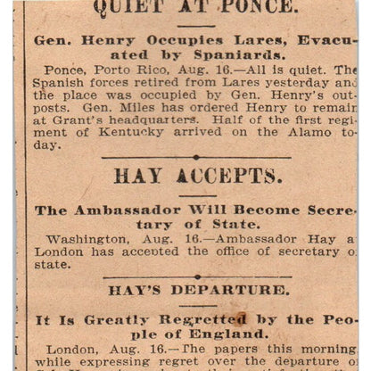 Cayuga County Notice of Sale Edwin J. Dixon St. Paul 1898 Newspaper Ad AF2-Q2