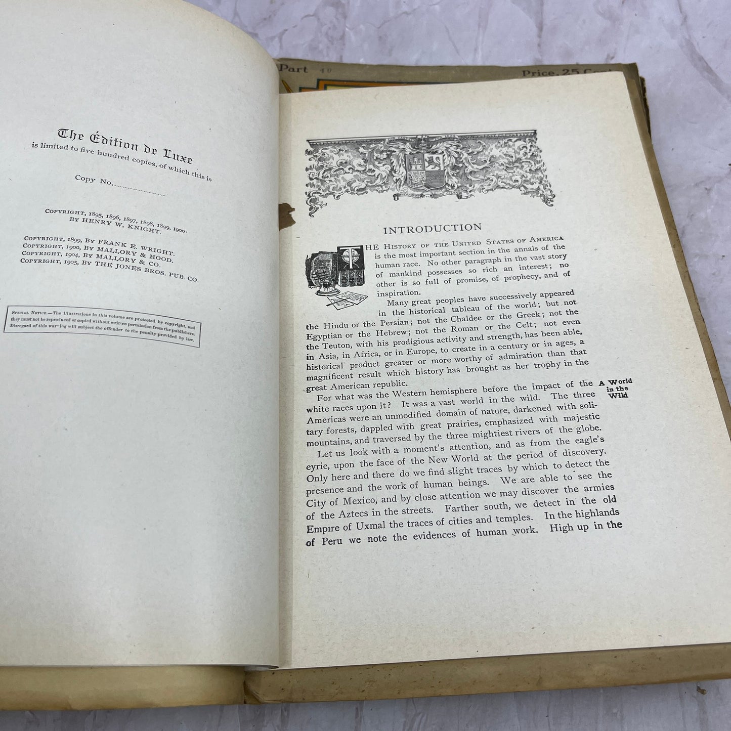 1905 The History Of Our Country Original Complete 72 Book Set Edward Ellis