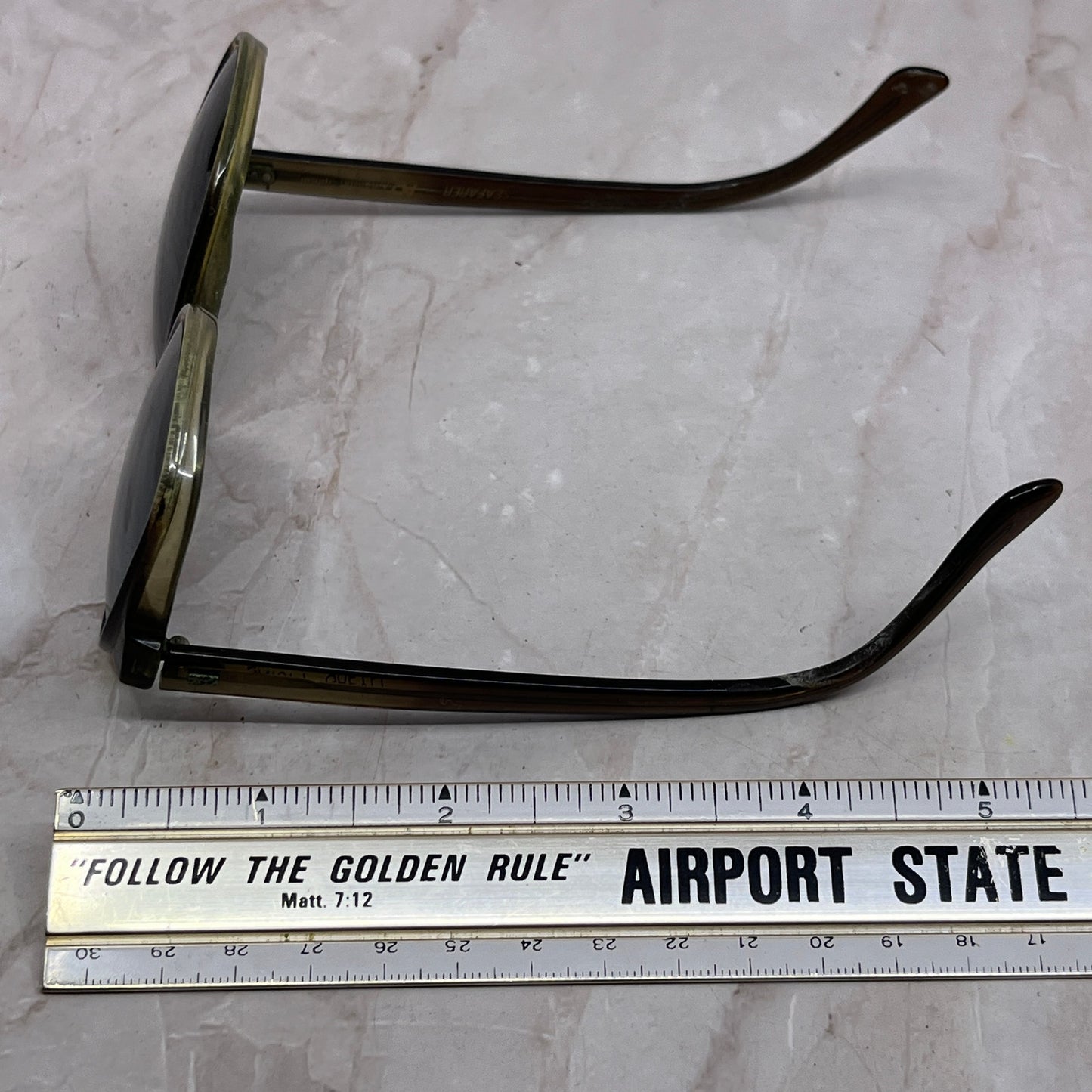 Retro American Optical Seafarer Smoke Ombre Sunglasses Eyeglasses Frame TG7-G4-4