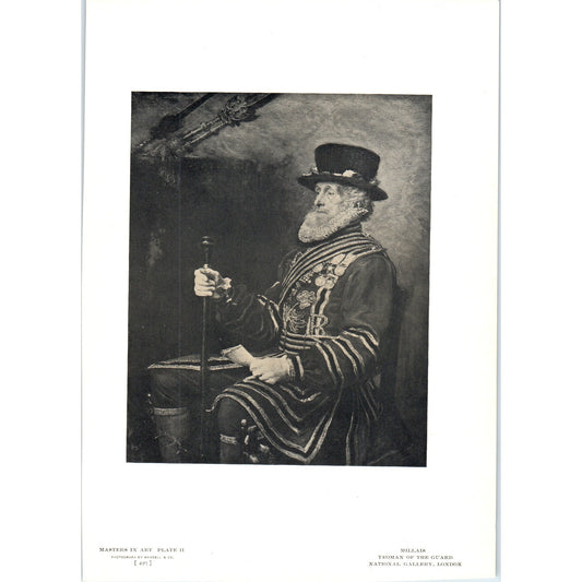 Yeoman of the Guard - Millais 1908 Victorian Art Print AB8-MA10