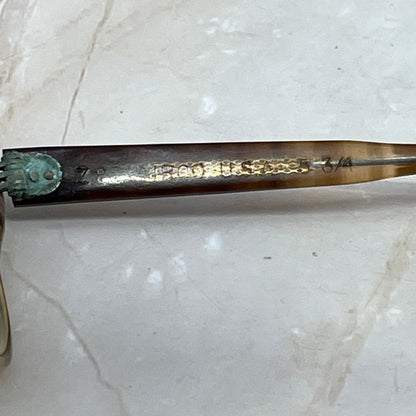 Vintage Aviator Plastic Frame Airco 5 3/4 Tortoise Eyeglasses Frames TD5G1-5