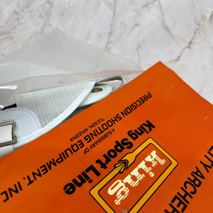 1970s King Sport Line 4400ws King Archery Chest Protector White in Package TD5-1