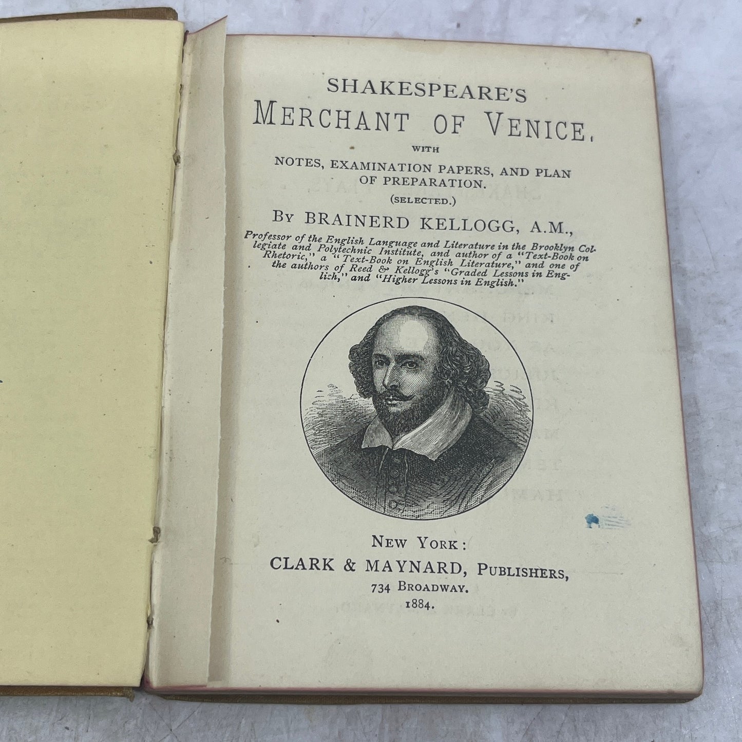 Shakespeare's Merchant of Venice 1882 English Classics TB6-SB