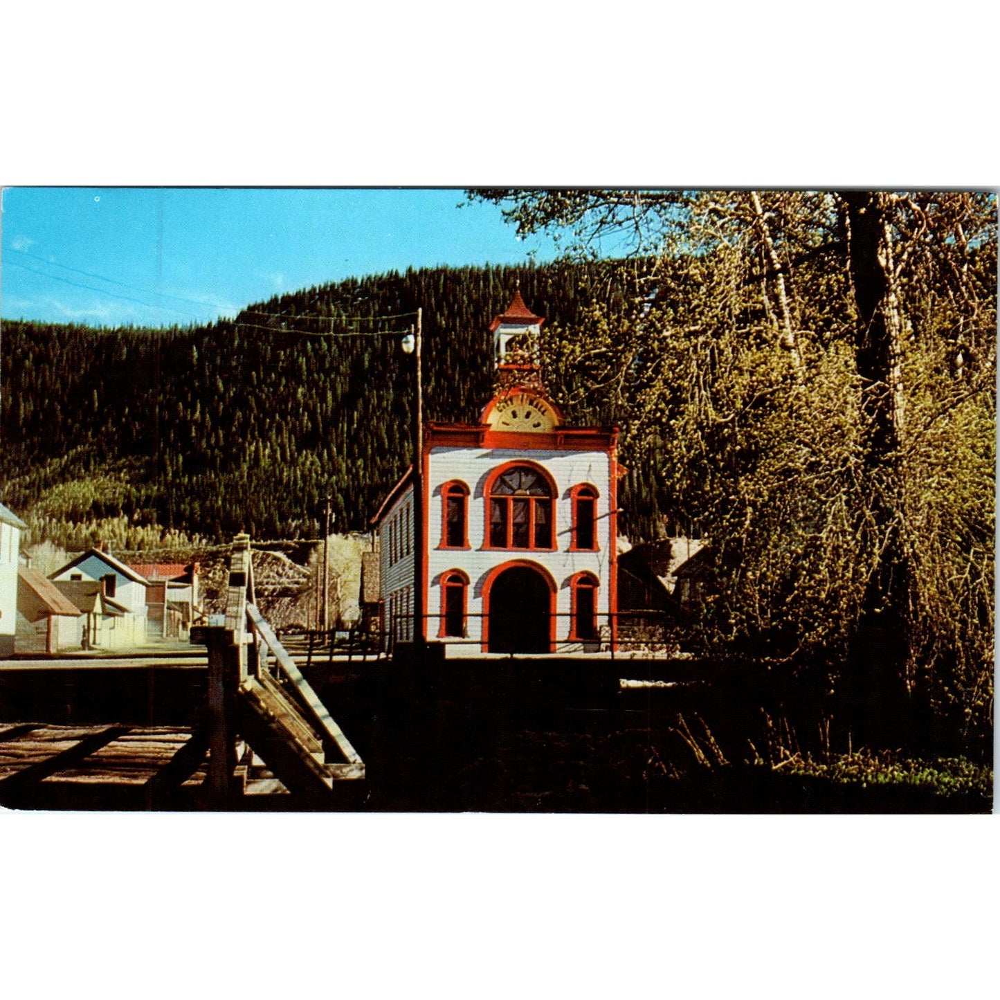Crested Butte Firehouse Vintage Postcard PE6