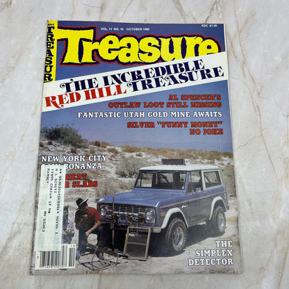 1980 Oct - Treasure Magazine - Treasure Hunting Metal Detecting Gold Coins M10