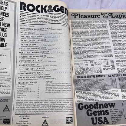 Australian Opal Jewelry Casting Pewter Buckets Rock & Gem Magazine Feb 1978 M23