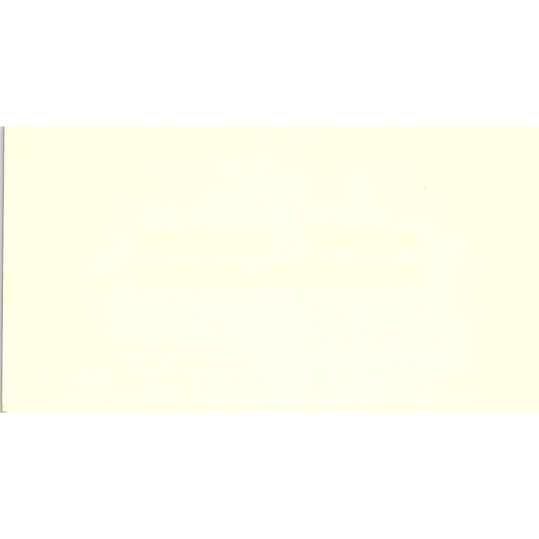 Allpro Security Alan Oliver Burlar & Fire Alarms Vintage Business Card SB4-B3