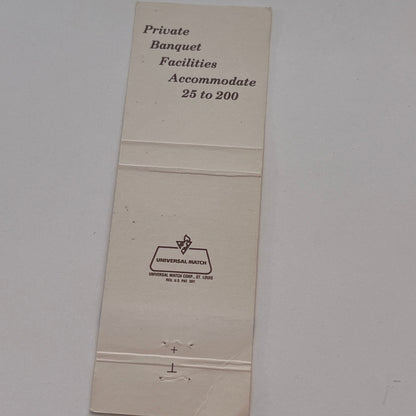 Sherlock's Home Restaurant Chicago Vintage Matchbook Cover TB6-MB2-3