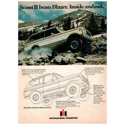 International Harvester IH Scout II 1977 Ad D25
