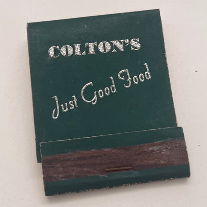 Colton's Restaurant Old Shore Road South Lyme CT Vtg Matchbook Cover TB8-MB2-5