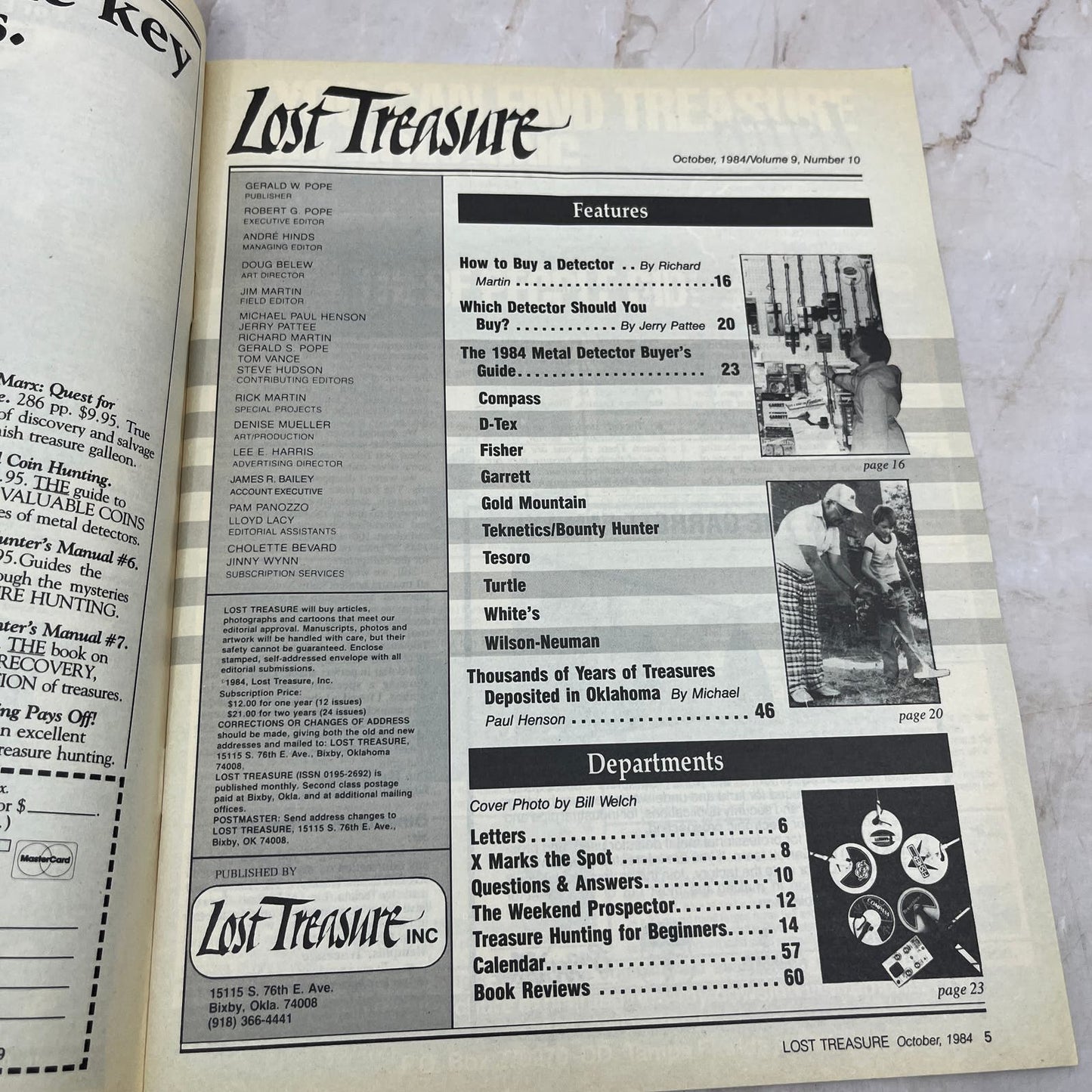 1984 Oct - Lost Treasure Magazine - Treasure Hunting Gold Prospecting M15