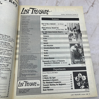 1984 Oct - Lost Treasure Magazine - Treasure Hunting Gold Prospecting M15