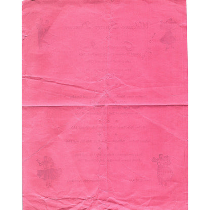 c1950 Welcome Square Dancers Grosvenor Inn San Diego Information Leaflet AF9-2