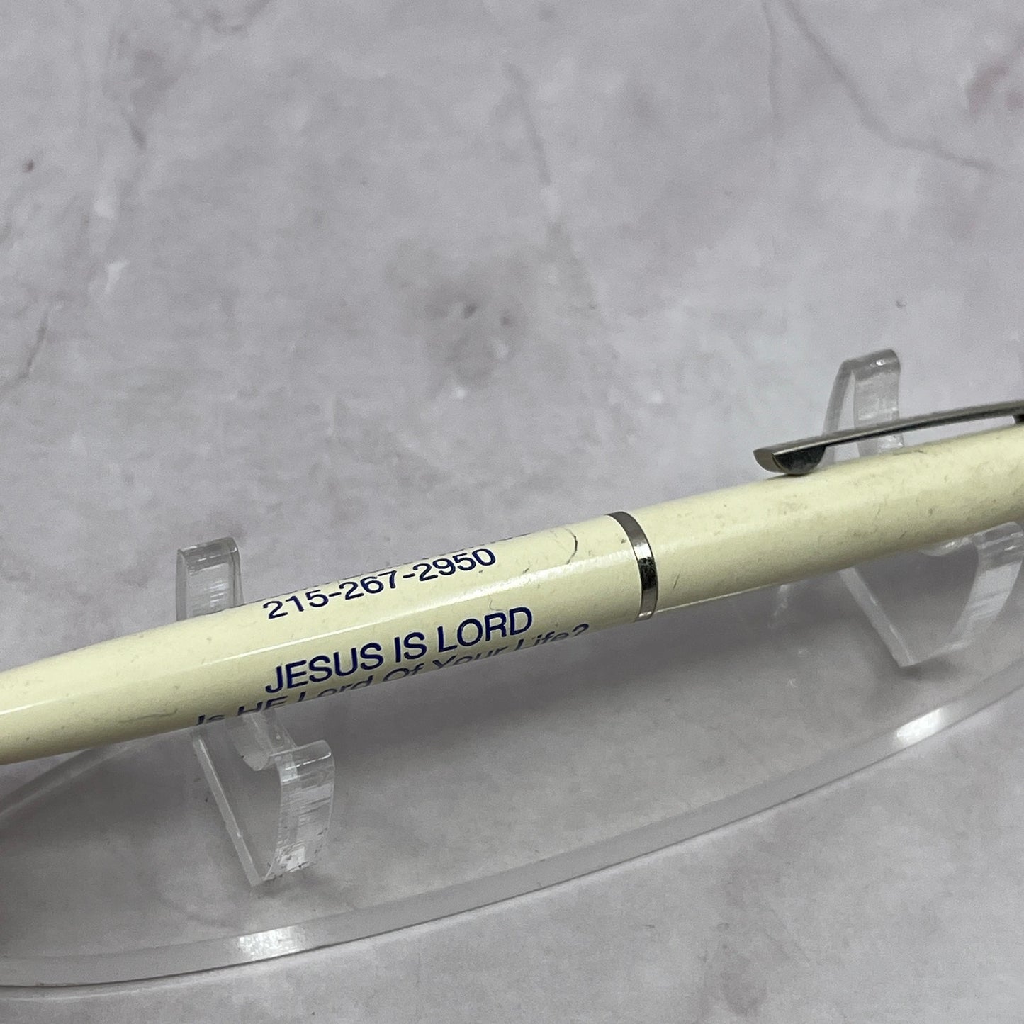 Blue Lake Builders Jesus is Lord Philadelphia Vintage Advertising Pen TC5-PP3