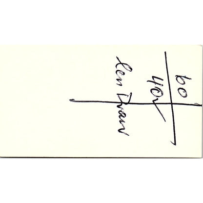 Ed Lambert Texas Iron & Metal Co Houston Vintage Business Card SE5-B2