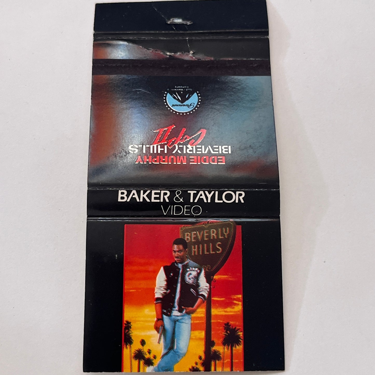 Beverly Hills Cop 3 Eddie Murphy Baker and Taylor Video Matchbook TB8-MB-13