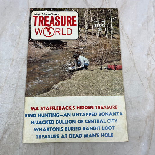 1975 July - Long John Latham's Treasure World Magazine - Treasure Hunting M13
