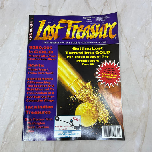 2001 Sept - Lost Treasure Magazine - Treasure Hunting Gold Prospecting M14