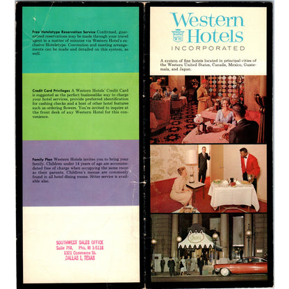 1962 Western Hotels Incorporated Guide Booklet Travel Brochure TJ5-TB