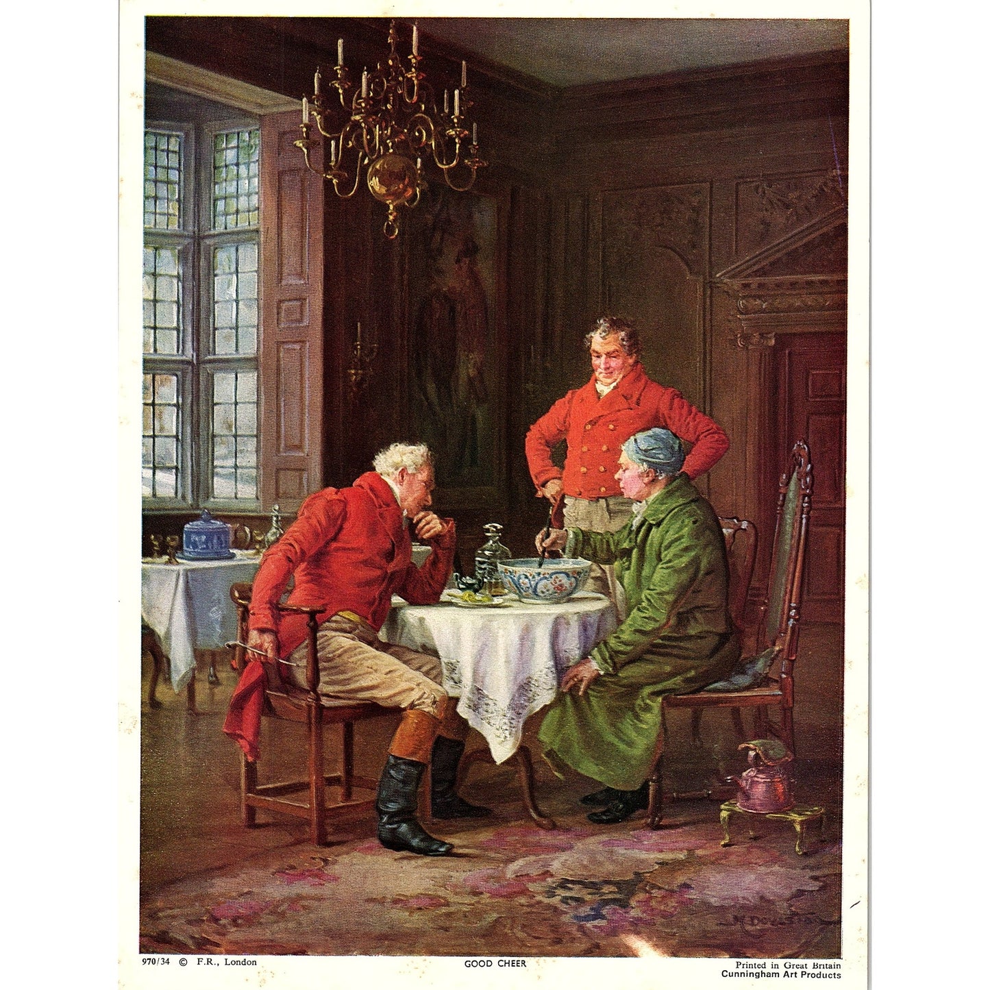 Artist Margaret Dovaston "Good Cheer" Art Print 7x10 V6