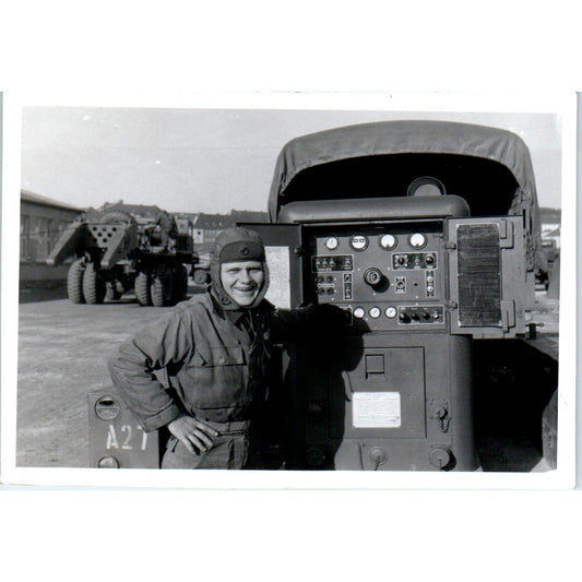US Soldier Koznosky Engineer Postwar Germany c1954 Army Photo AF1-AP7