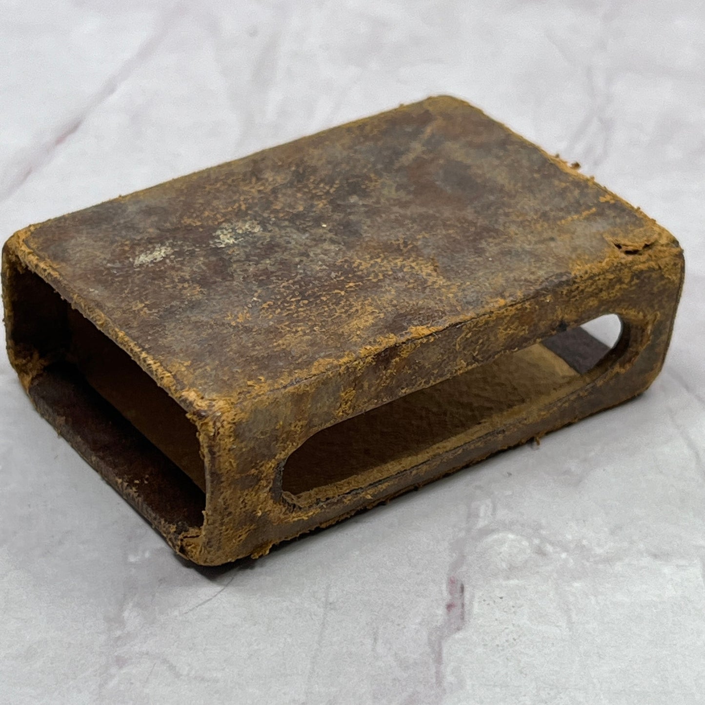 Vintage Leather Matchbox Holder SB7