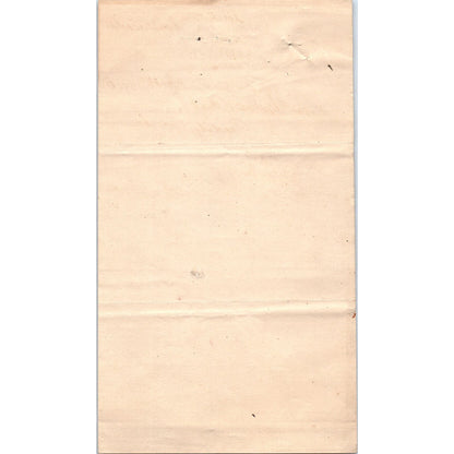 1900 Mayer & Loewenstein New York Original Billhead Letterhead Receipt AE7