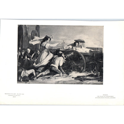 The Main of Saragossa - Wilkie c1905 Art Print D13
