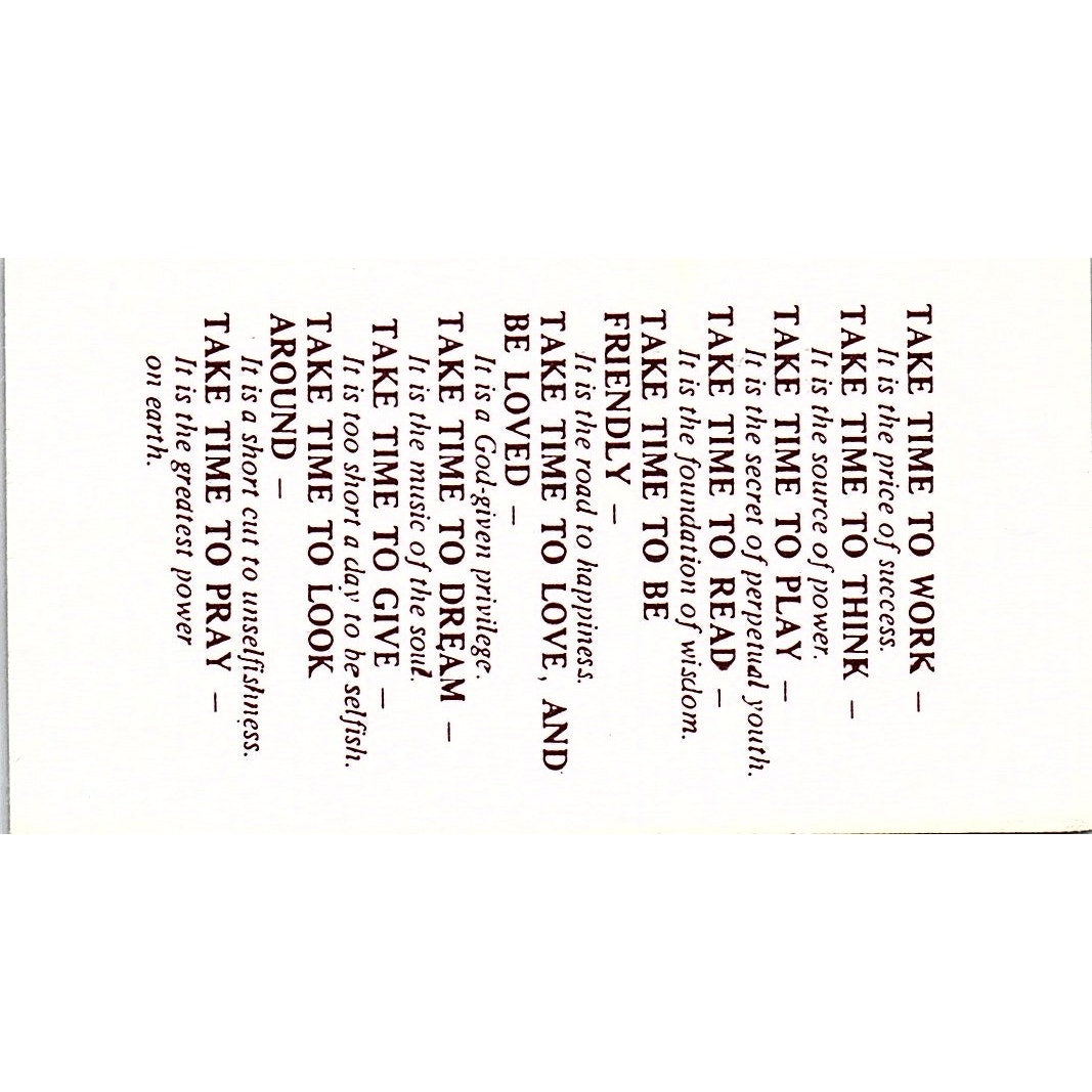 Crystal Factory Marie Miller Buena Park Newport Vintage Business Card SF3-B4