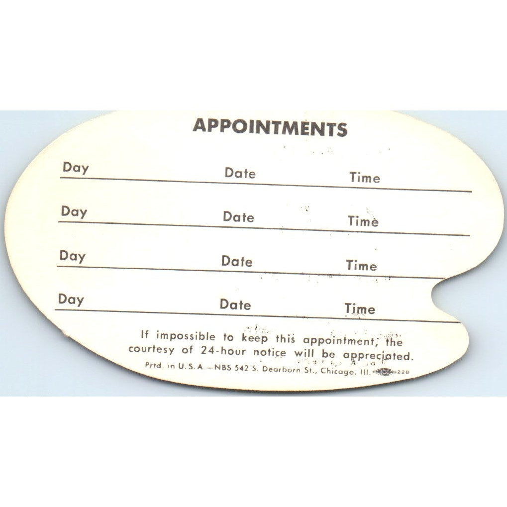 Gayle's air Fashions Long Beach California Vintage Business Card SE3-B6