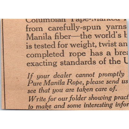 Horse With Bunch On Leg Article Atco NJ 1922 Magazine Ad AF2-S9