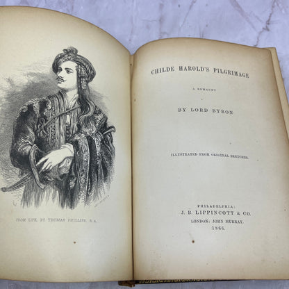 1866 Childe Harold's Pilgrimage A Romaunt Lord Byron TA9-B8