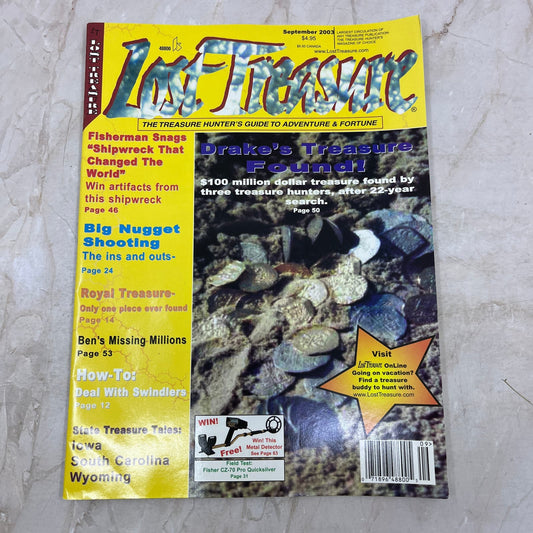 2003 Sept - Lost Treasure Magazine - Treasure Hunting Gold Prospecting M14