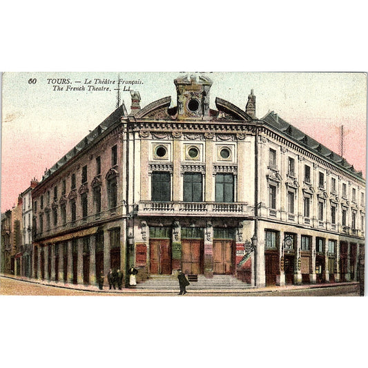 Le Theatre Francais The French Theatre French Antique Postcard PE10