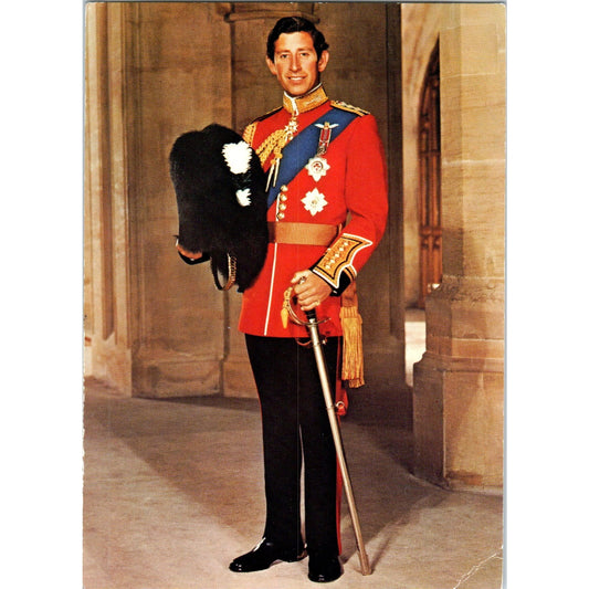 1980s Prince Charles of Wales Great Britain 4x6 Original Postcard PD1