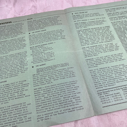 1956 Jul 31 - The Polynesian Hawaii Travel Newsletter Matson Lines TJ5-E1