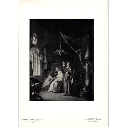 The Dropsical Woman - Gerard Dou c1905 Art Print D15