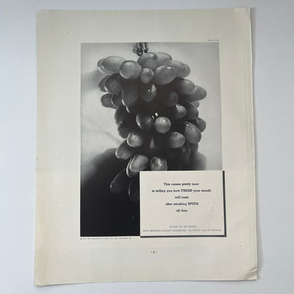 Spud Menthol Cooled Cigarettes Axton-Fisher Tobacco Co Louisville 1935 Ad V1-5