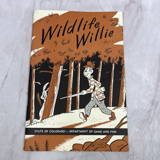 1955 Wildlife Willie by Charles Hjelte Game & Fish Comic Cartoon Booklet TC5-LP1