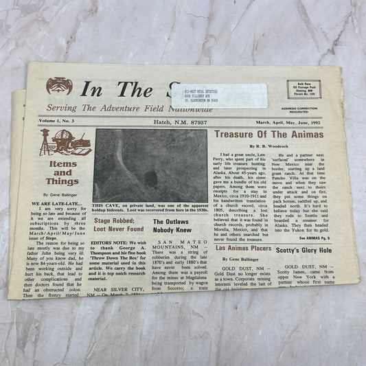 1992 Apr-Jun - In the Steps of the Treasure Hunter Newspaper - Hatch NM M20