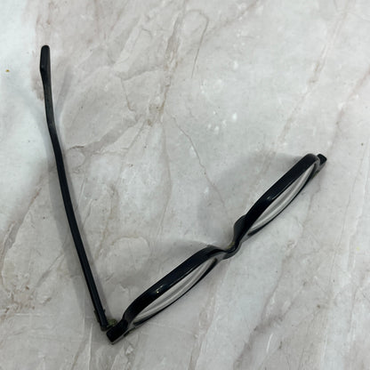 Vintage Criss 46-19 5 1/2 Black Acrylic Sunglasses Eyeglasses Frames TG7-G5-4