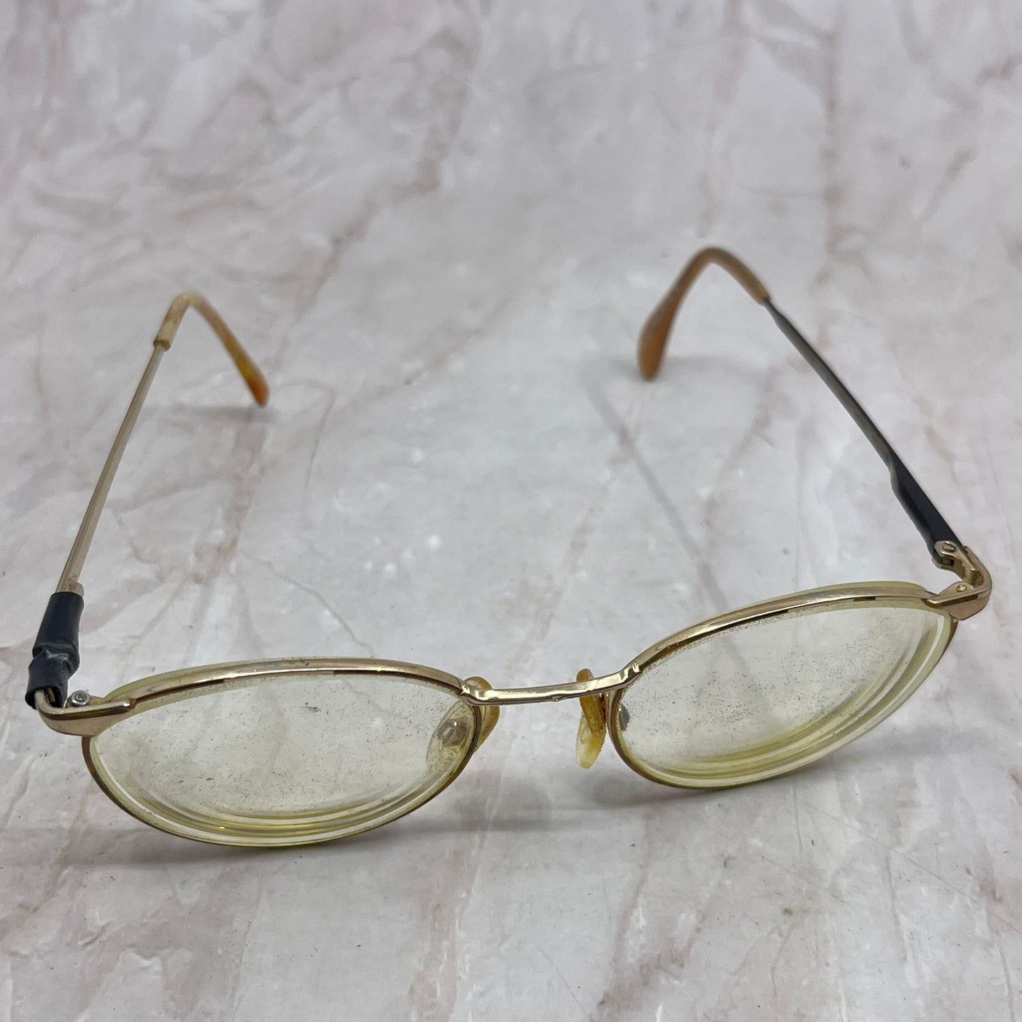 Retro Titmus z87 Italy Gold Tone Wire Frame Sunglasses Eyeglasses Frame TG7-G3-3