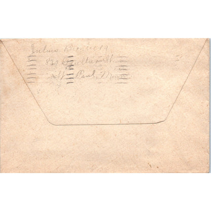 1917 St. Paul MN to Jonas Imber Reading PA Postal Cover Envelope TG7-PC1