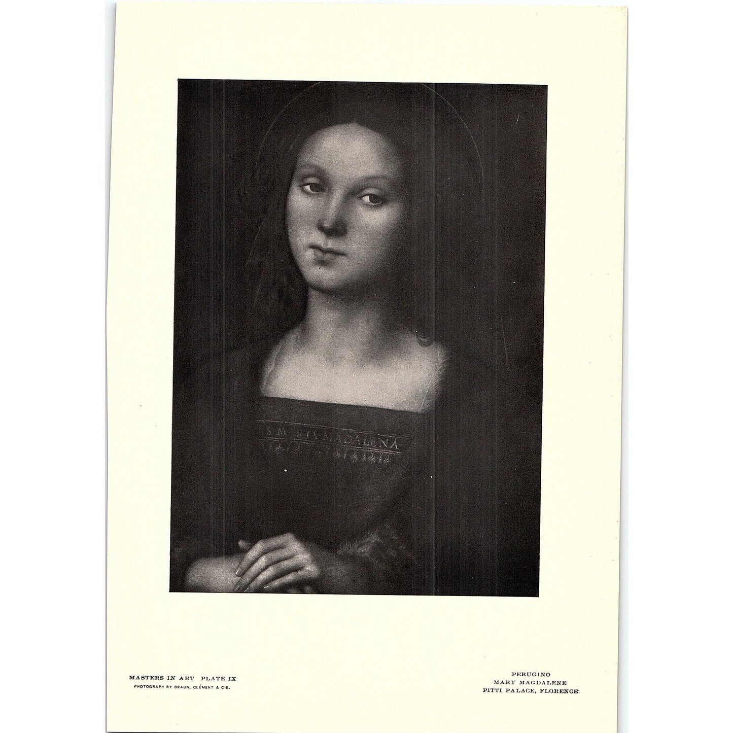 Mary Magdalene - Perugino - 1902 Litho Art Print AF4-13