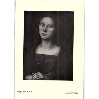 Mary Magdalene - Perugino - 1902 Litho Art Print AF4-13