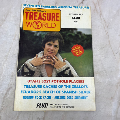 1975 Sept - Long John Latham's Treasure World Magazine - Treasure Hunting M13